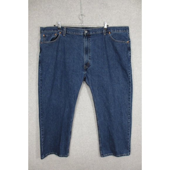 Levi's Men's 505 Jeans Size 54 x 29 Straight Leg Medium Wash - Picture 1 of 8